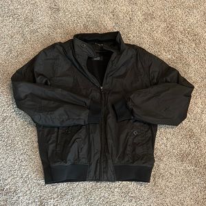 Zara Jacket Bomber Style Mens Size XL Black